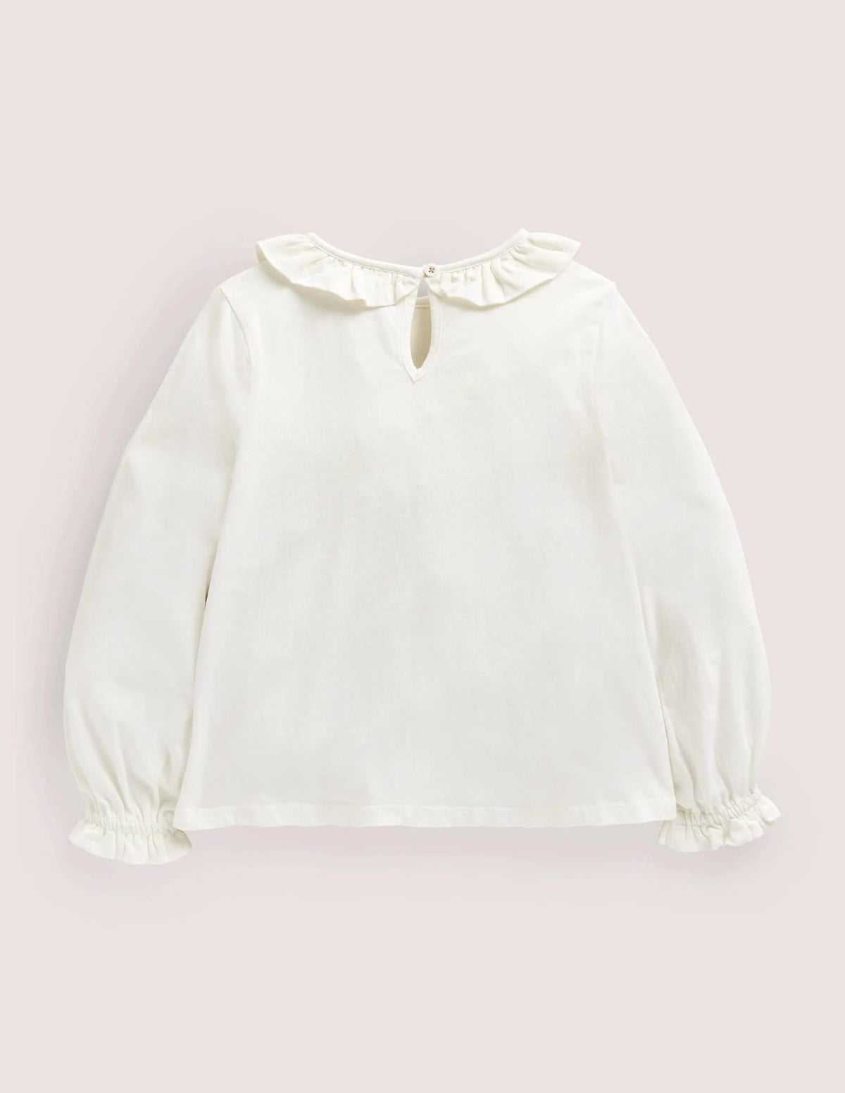 Pretty Appliqué T-Shirt-Ivory Woodland Animals