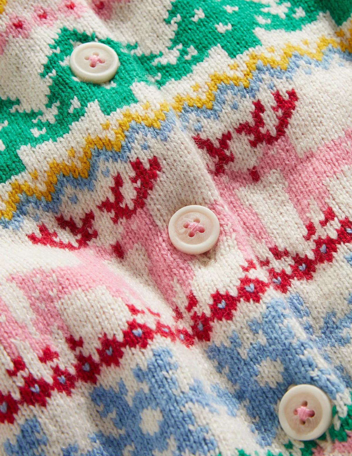 Festive Fair Isle Christmas Cardigan-Multi Festive Fair Isle