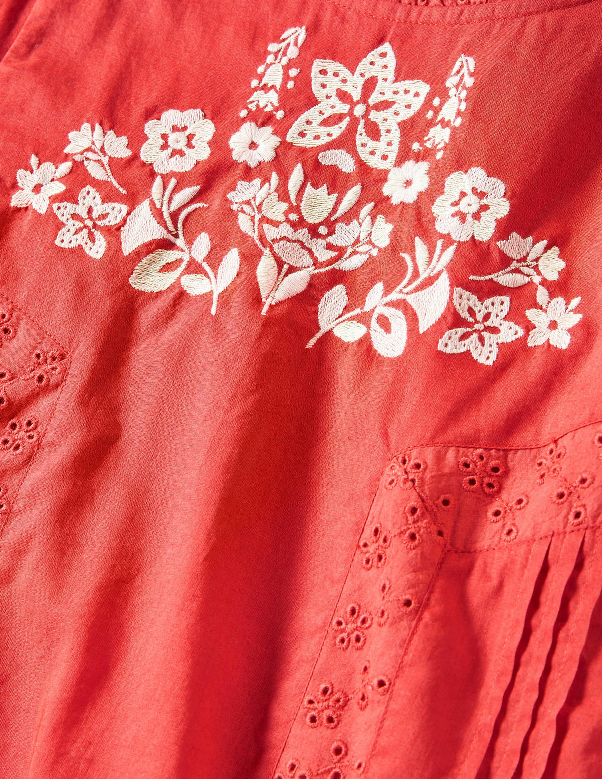 Lace Top-Rockabilly Red
