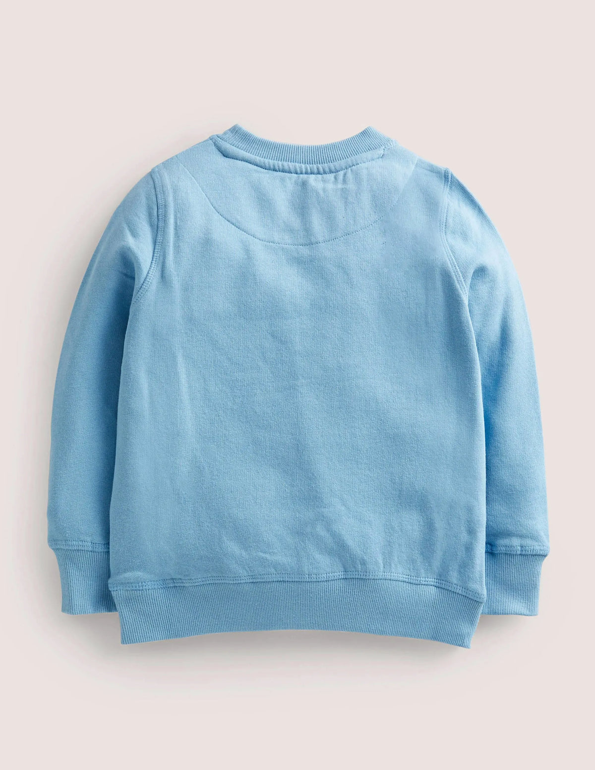 Blue Reindeer Embroidered Sweatshirt-Dusty Blue Reindeer