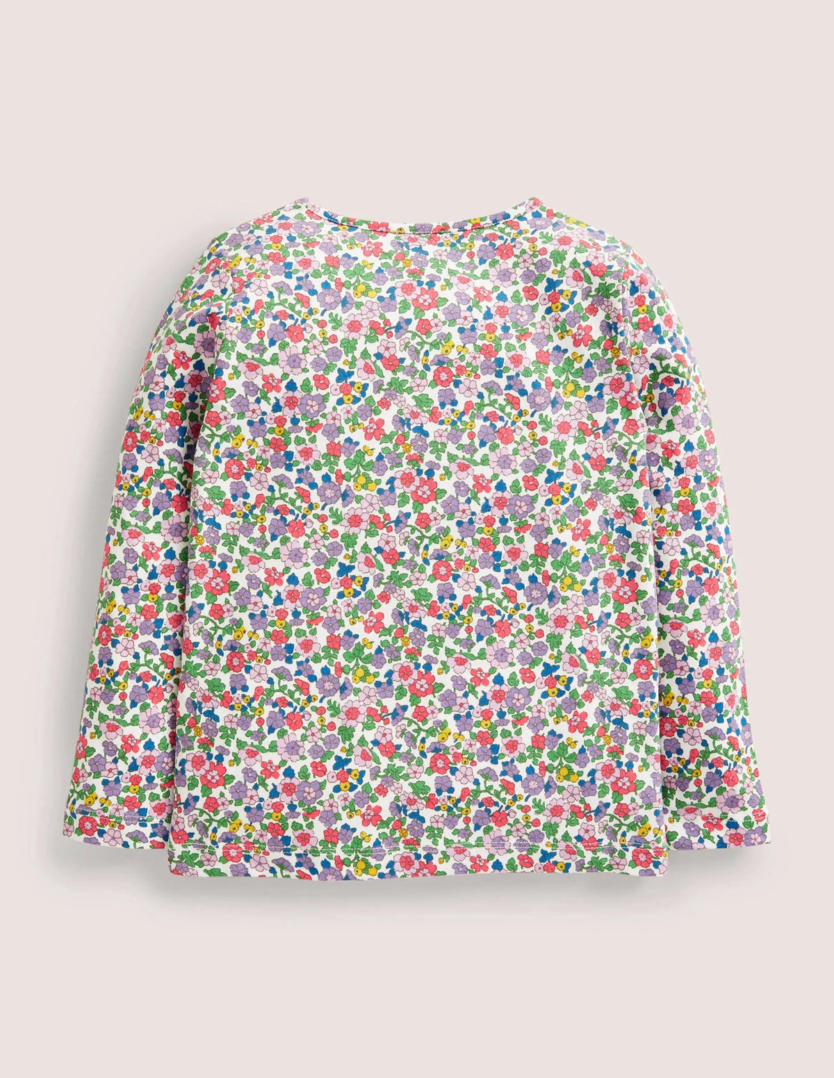 Long-Sleeved Logo Top-Be Kind Floral