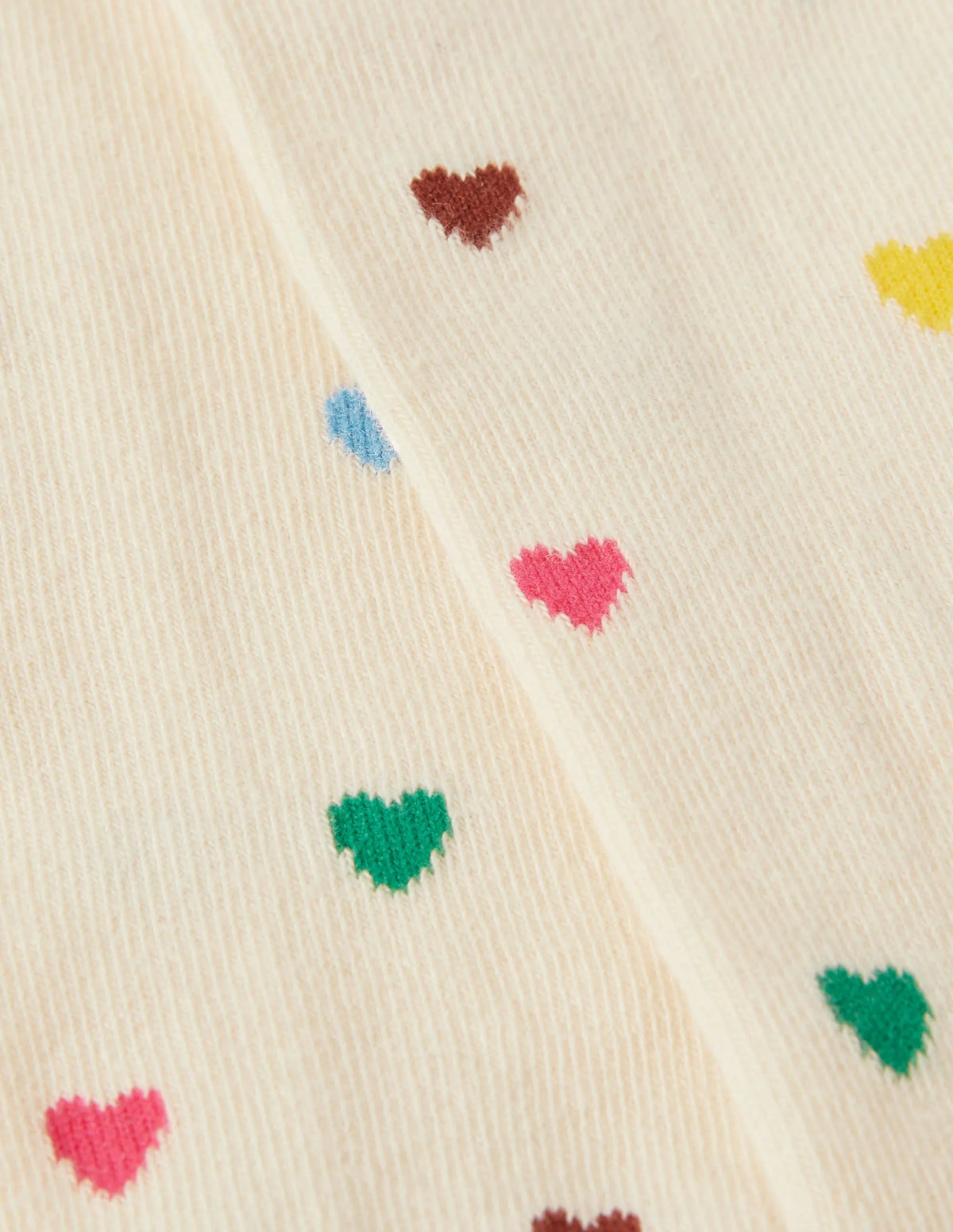 Everyday Tights-Multi Rainbow Hearts