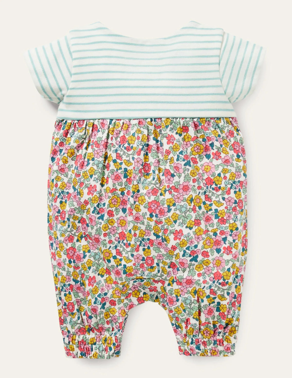 Jersey Hotchpotch Romper-Multi Vintage Flowerbed