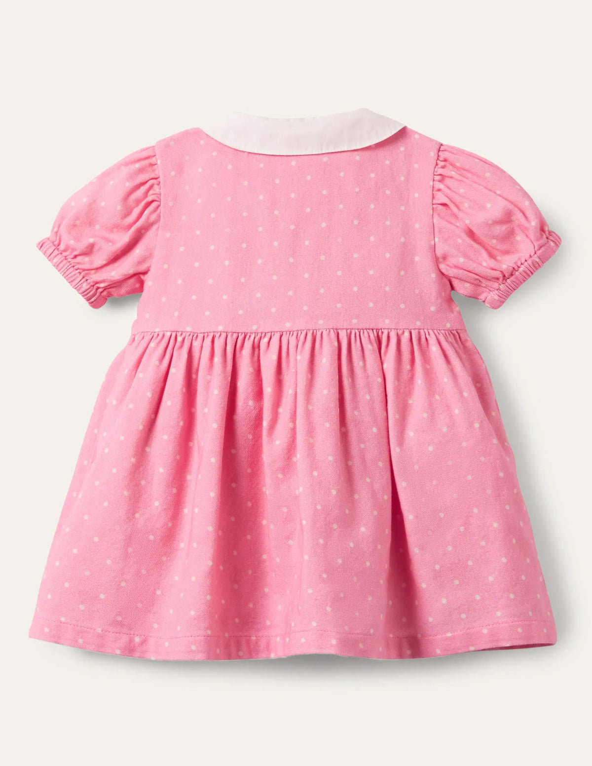 Woven Appliqué Dress-Formica Pink Pin Spot Animals