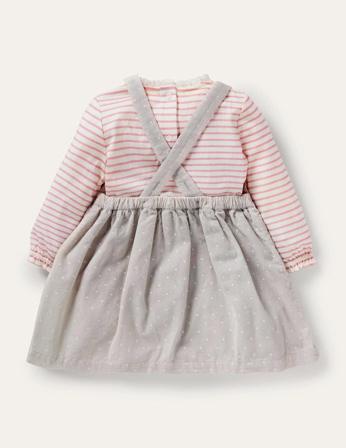 Mouse Pinnie 3 Piece Set-Shale Grey Pin Spot