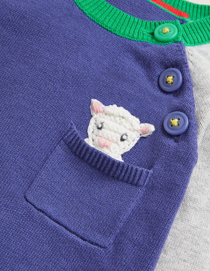 Fun Knitted Play Set-College Navy
