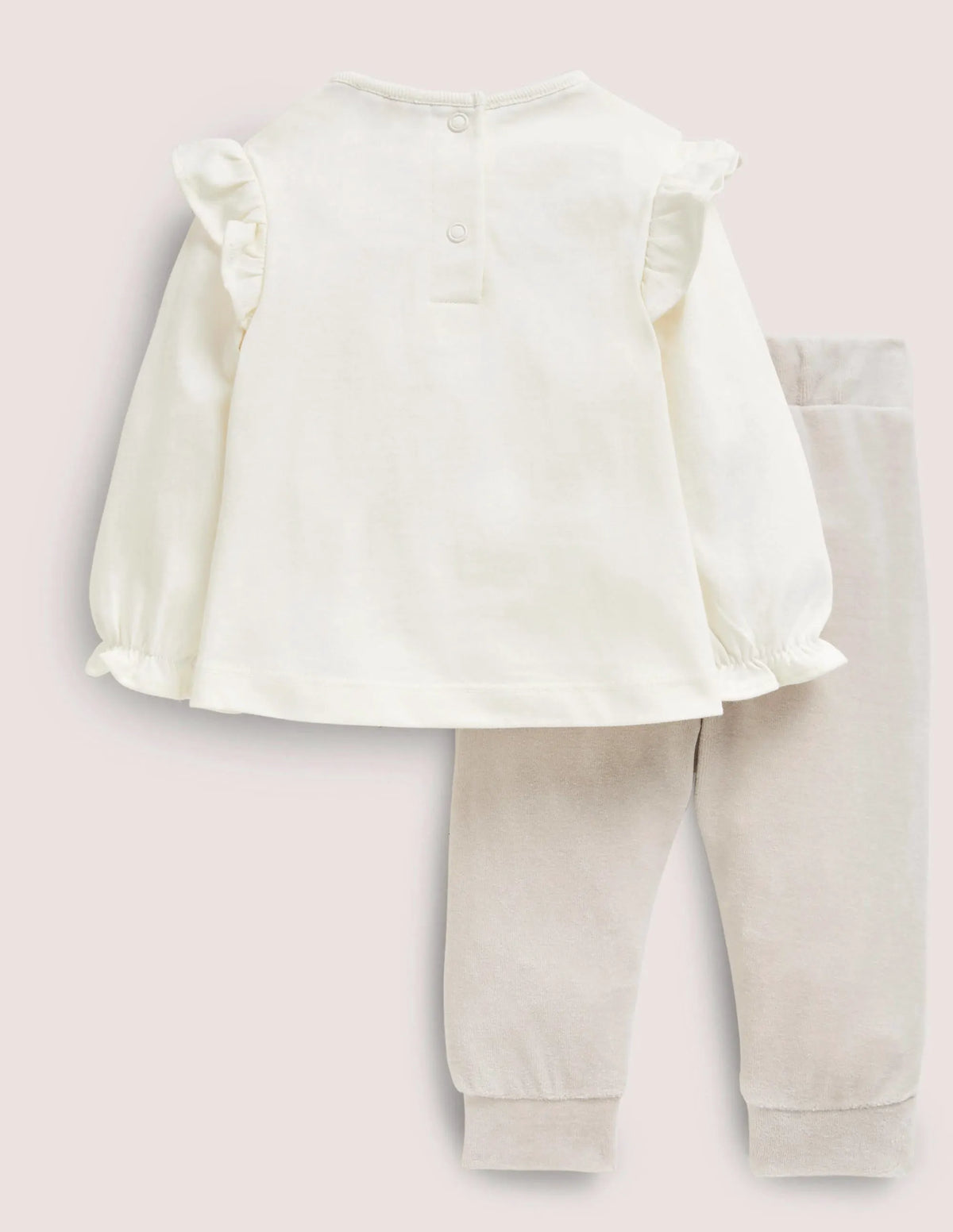 Velour Bunny Play Set-Ivory Bunny