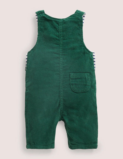 Woven Overalls-Trekking Green