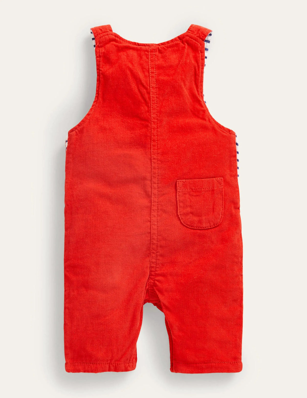 Woven Overalls-Fire Red