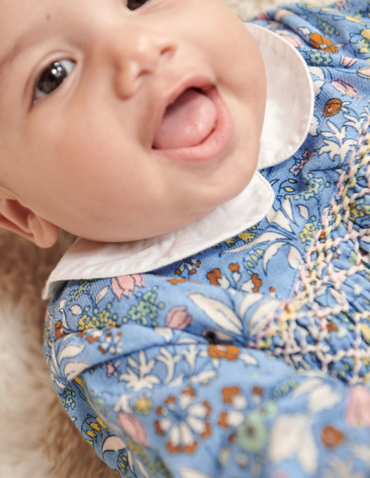 Floral Romper-Dusty Blue Floral
