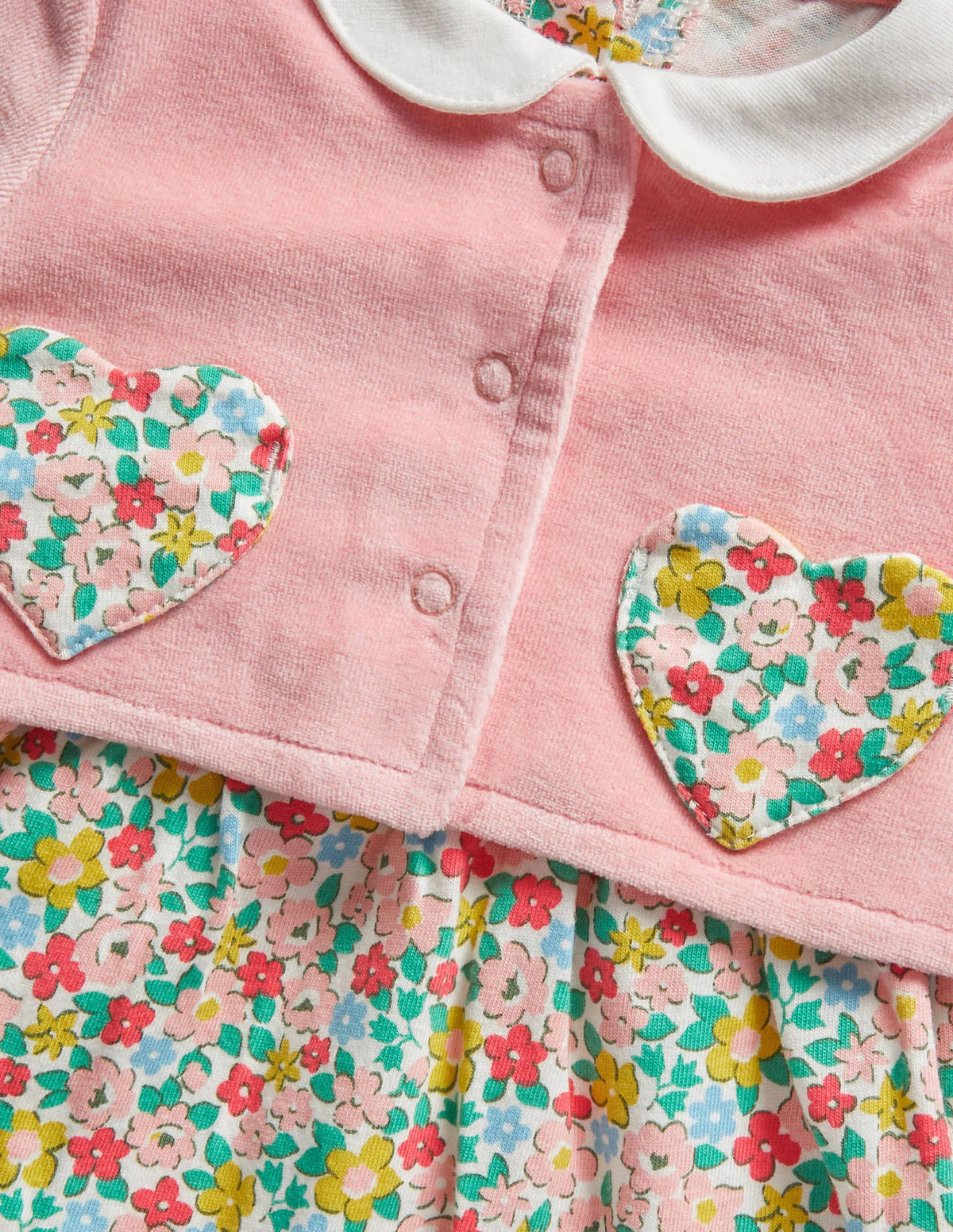 Jersey Dress and Jacket Set-Boto Pink Spring Floral