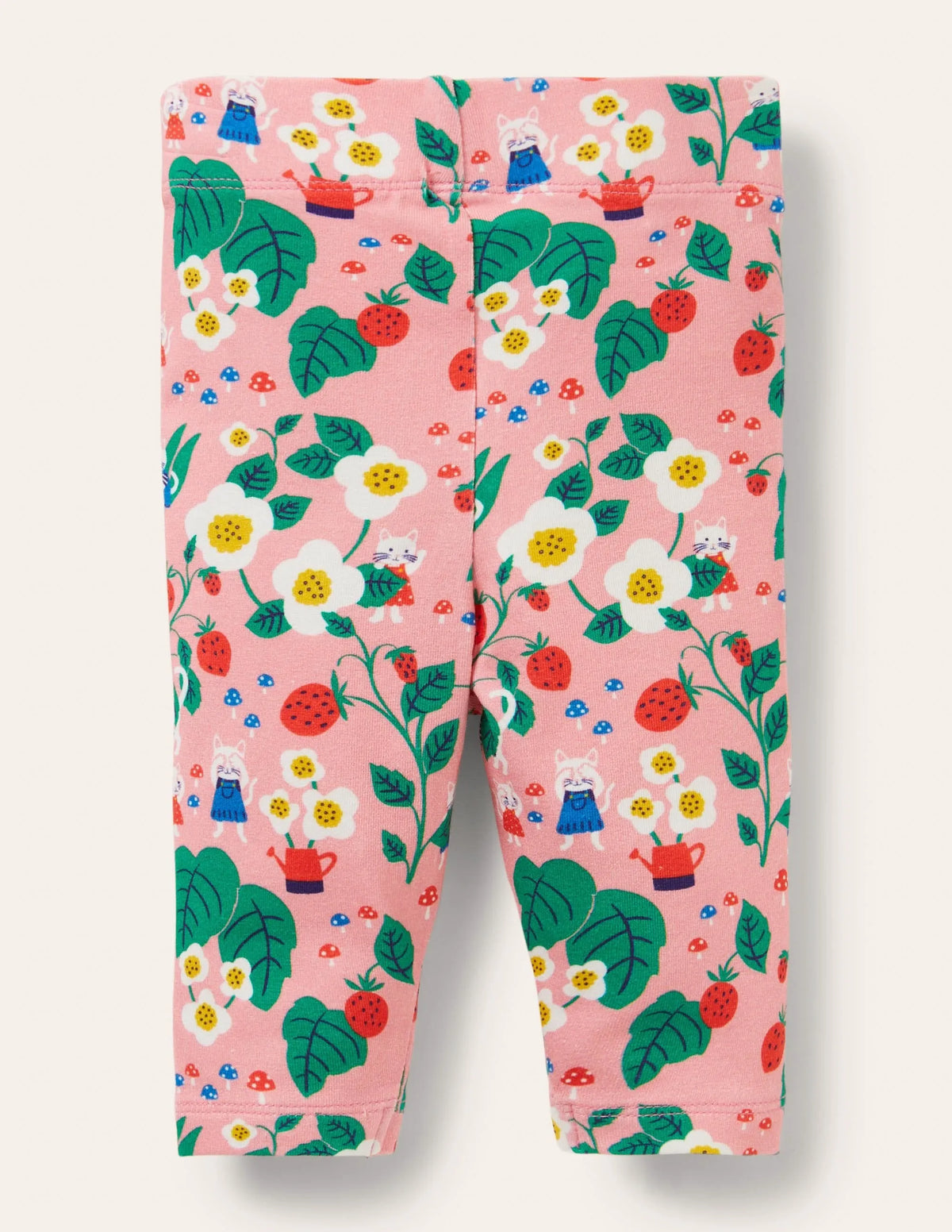 Baby Leggings-Pink Lemonade Strawberry Patch
