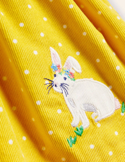 Fun Appliqué Patch Pinnie-Sweetcorn Pin Spot Bunnies