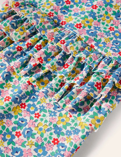 Frilly Sun-Safe Surfsuit-Multi Spring Floral
