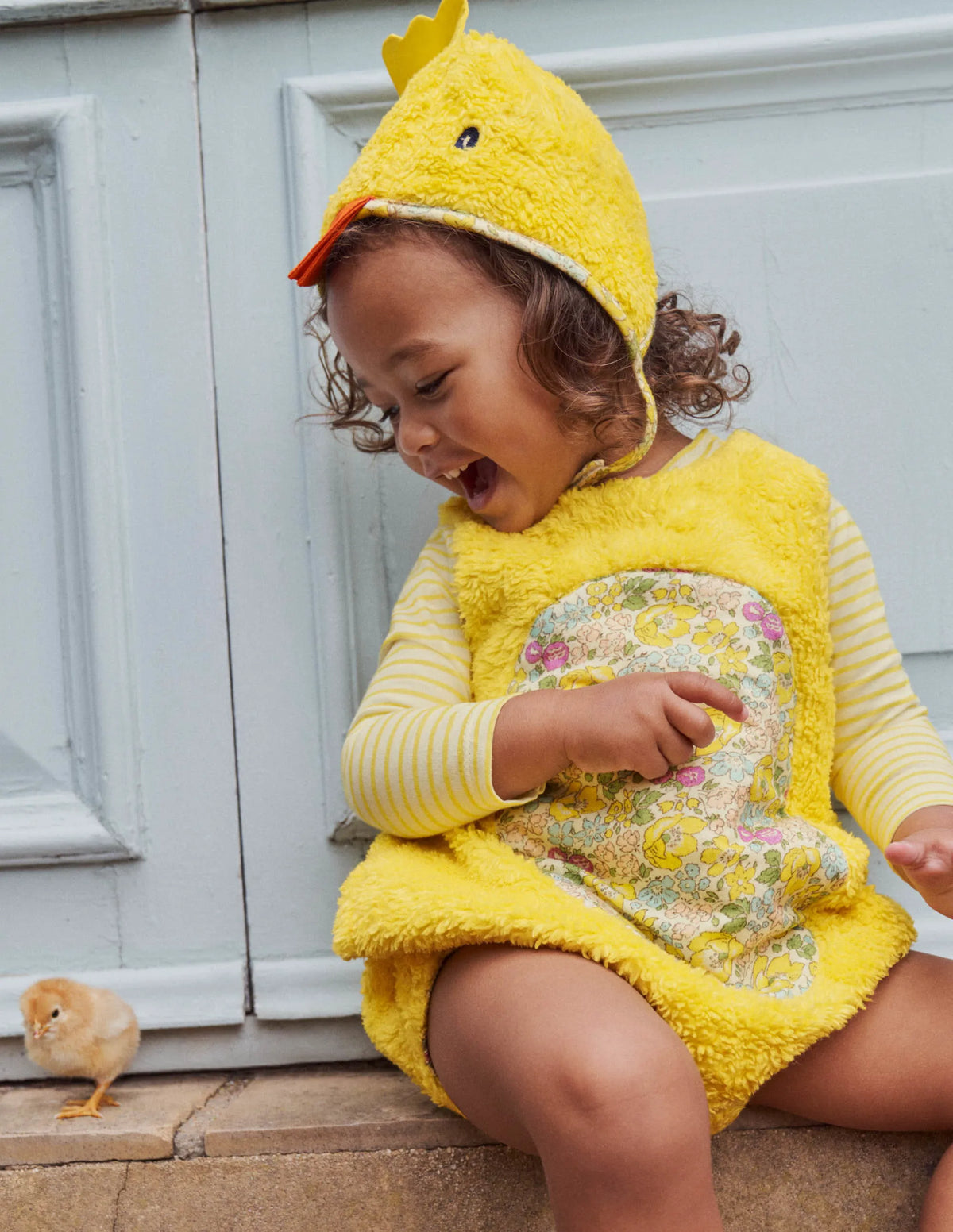 Dress-Up Chick Set-Sweetcorn Yellow Chick