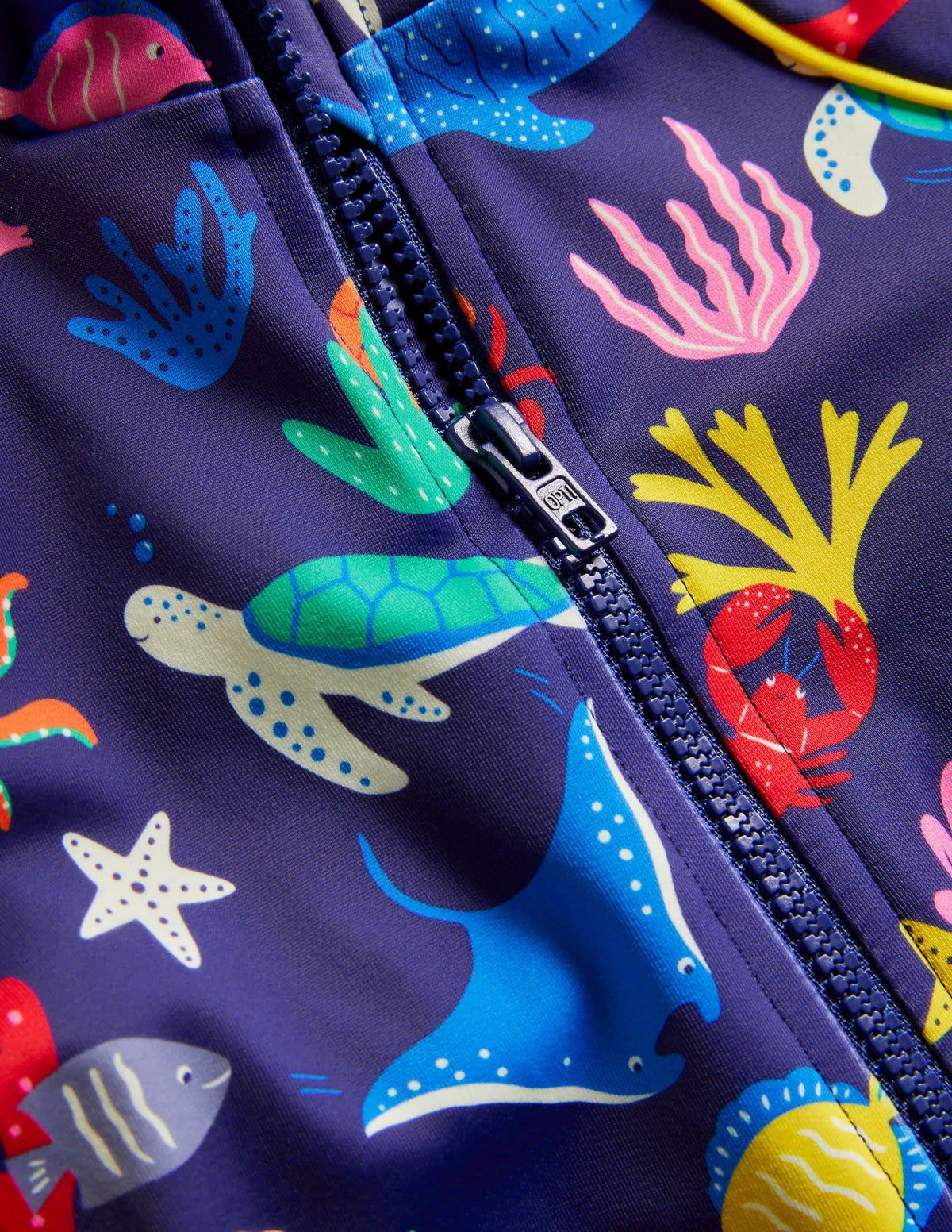 Printed Sun-safe Surf Suit-Ivory Under The Sea