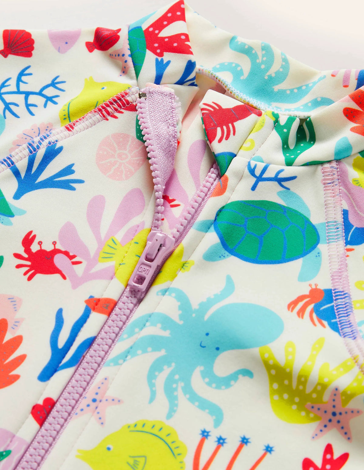 Fun Surf Suit-Ivory Coral Reef
