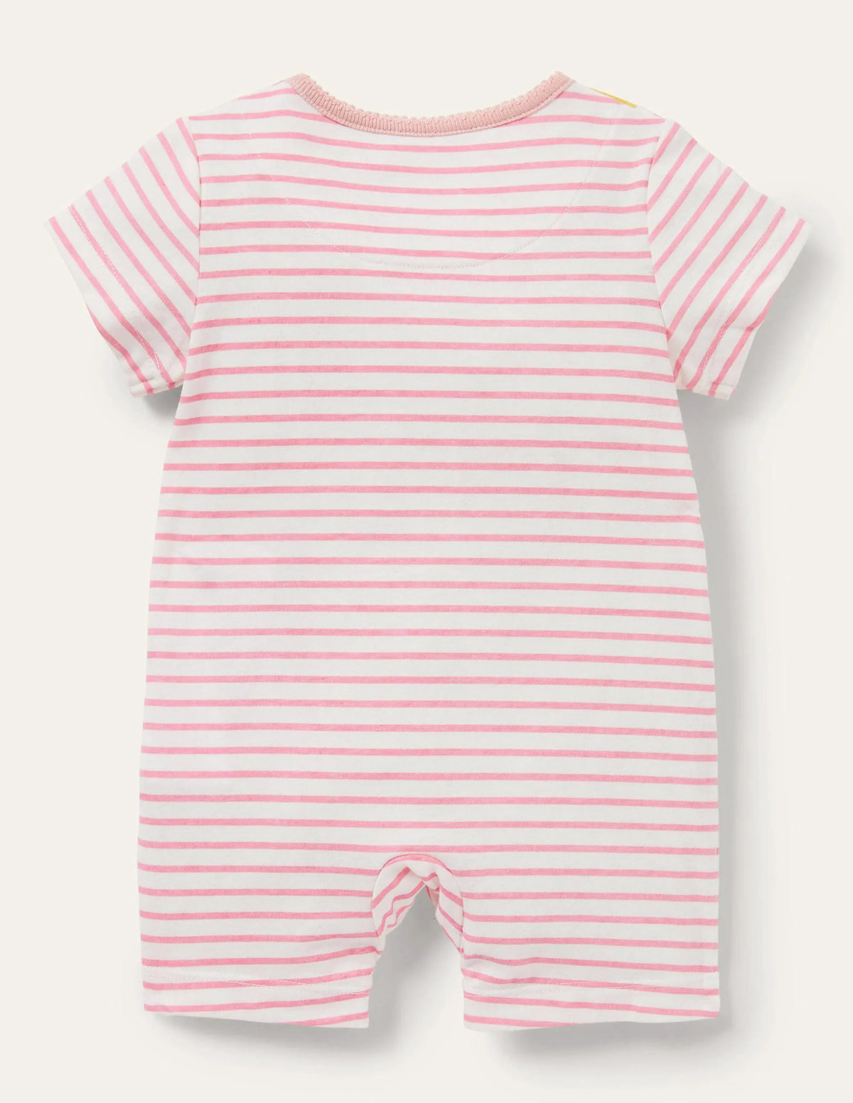 Appliqué Jersey Romper-Rainbow Animals