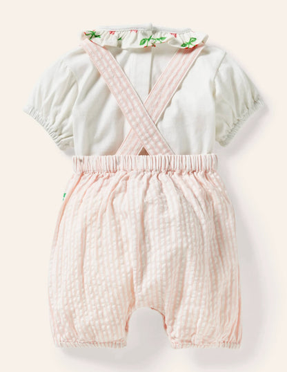 Cherry Romper set-Molly Mahon Cherries