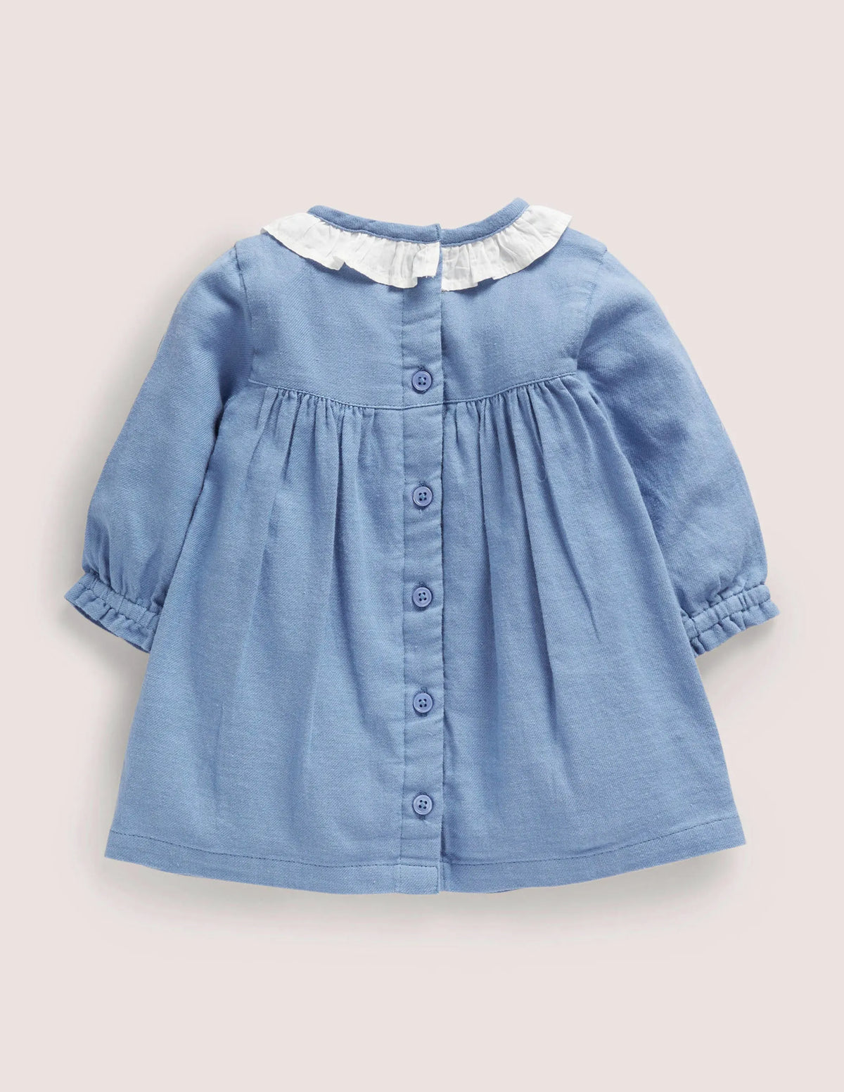 Nostalgic Woven Dress-Riviera Blue Bunnies