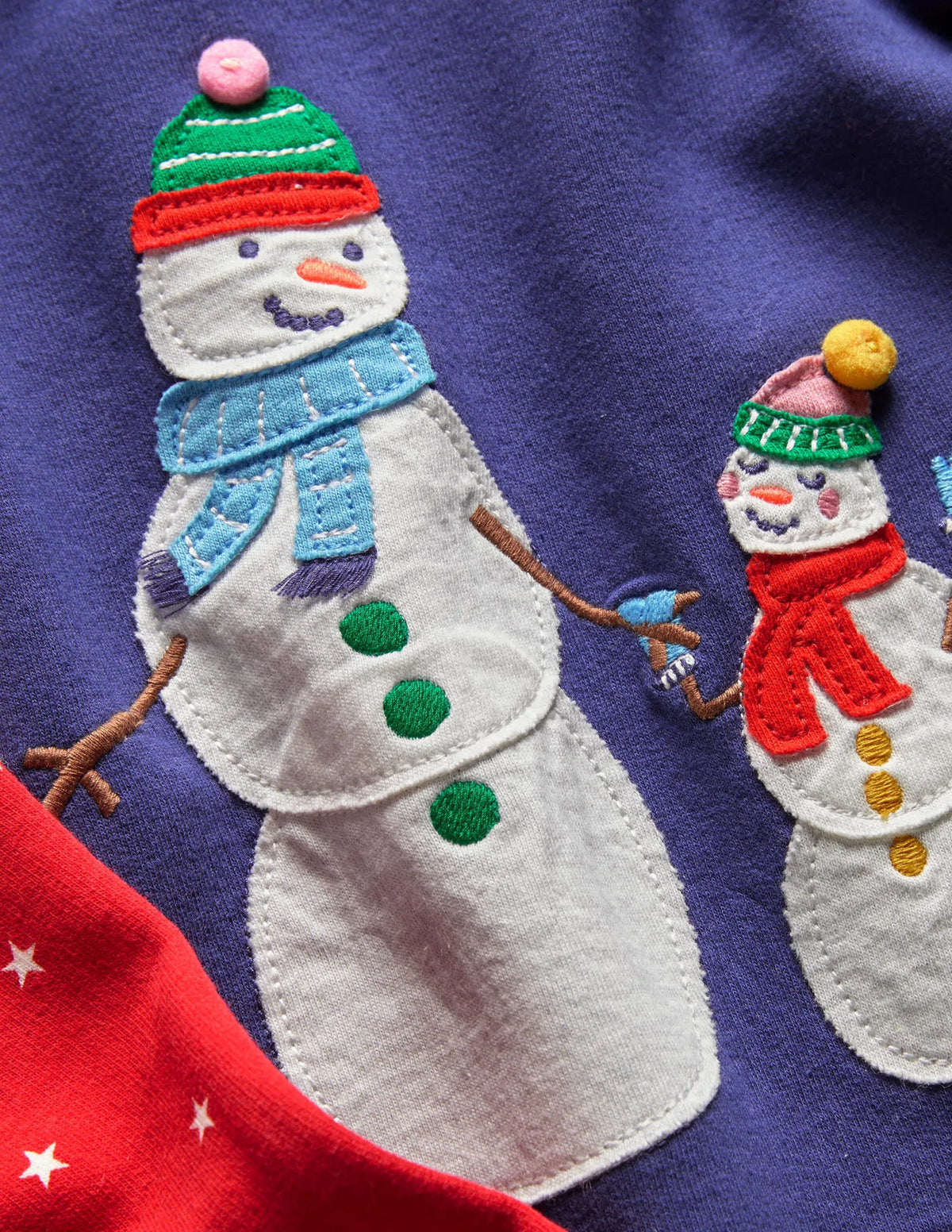 Jersey Graphic Play Set-Starboard Blue Snowmen