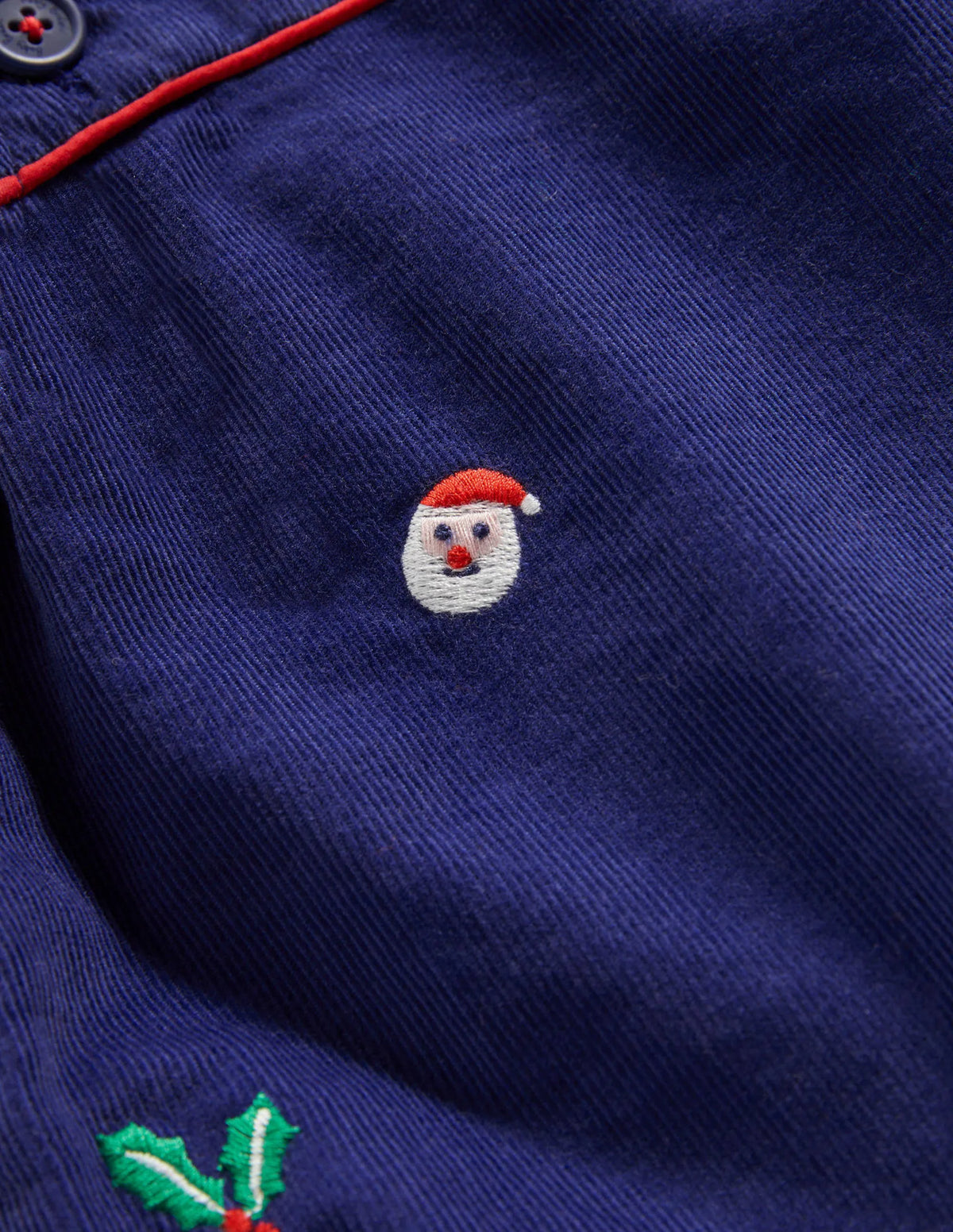 Nostalgic Festive Overalls Set-Starboard Blue Festive