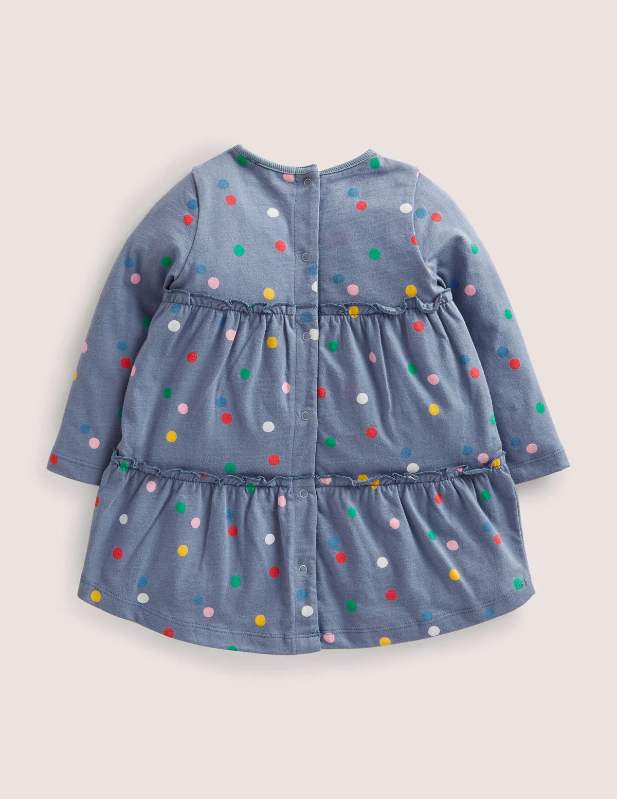Tiered Ruffle Dress-Multi Baby Painted Spot