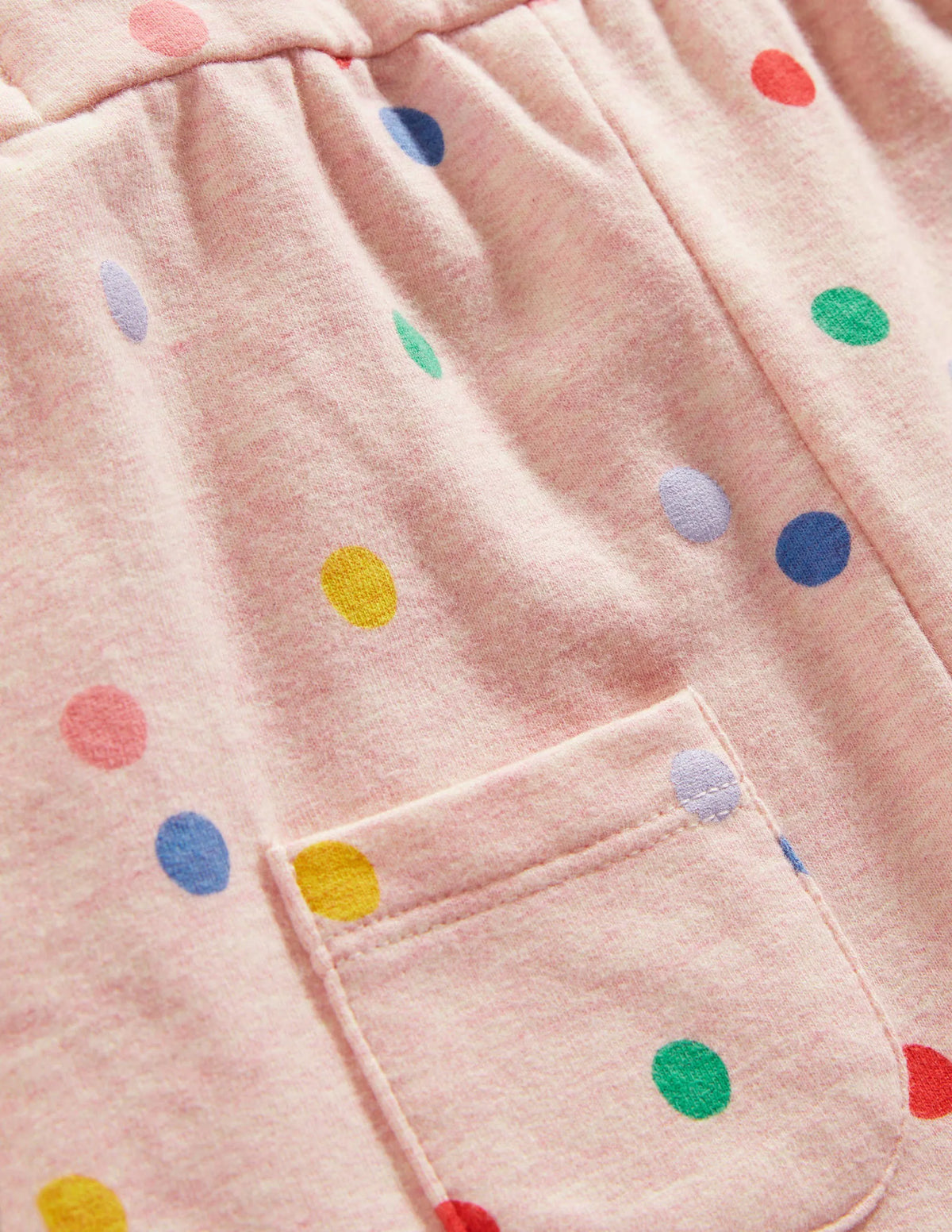 Jersey Overalls-Pink Marl Painted Spot