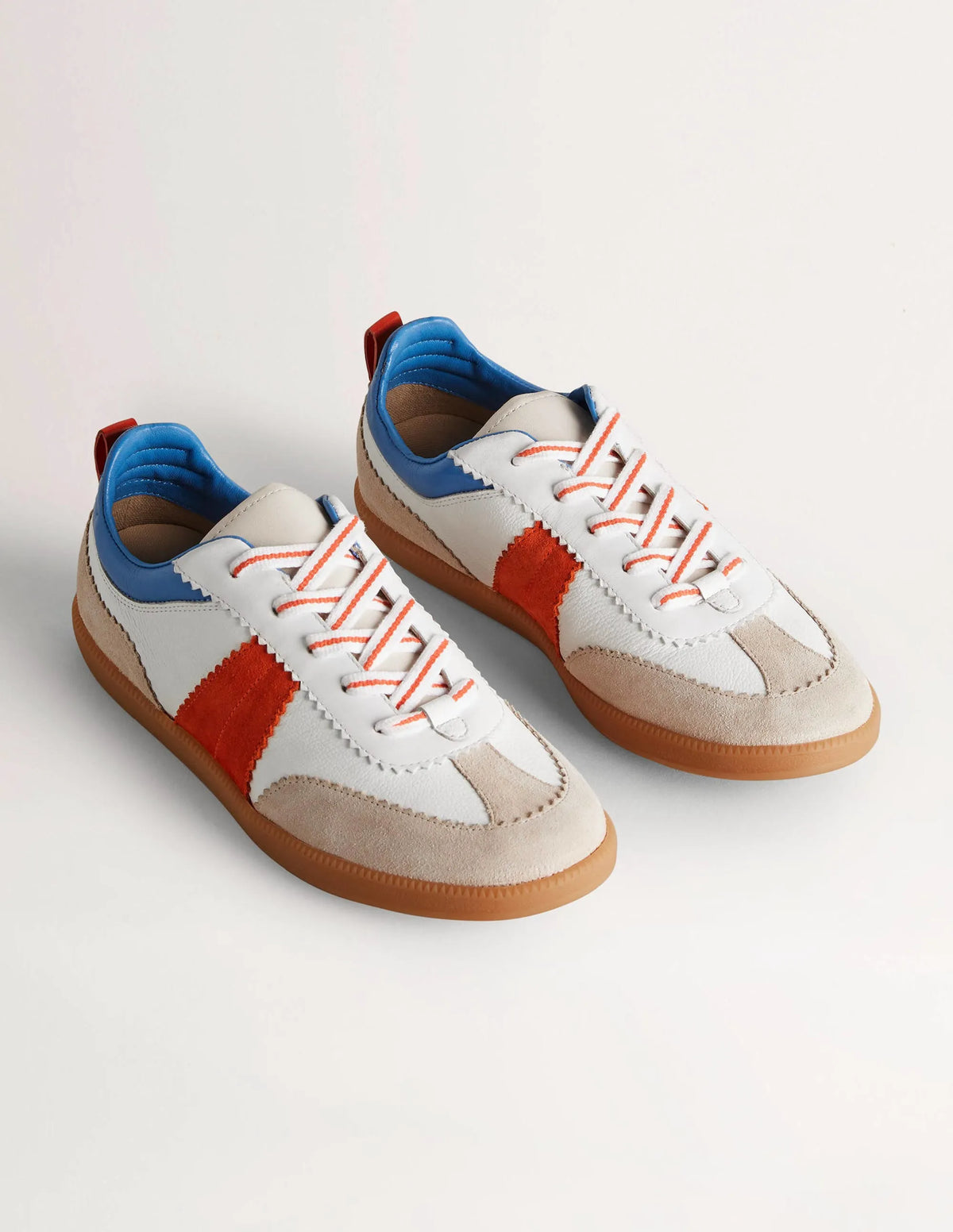 Erin Retro Tennis Trainers-Rocket Red/ Riviera