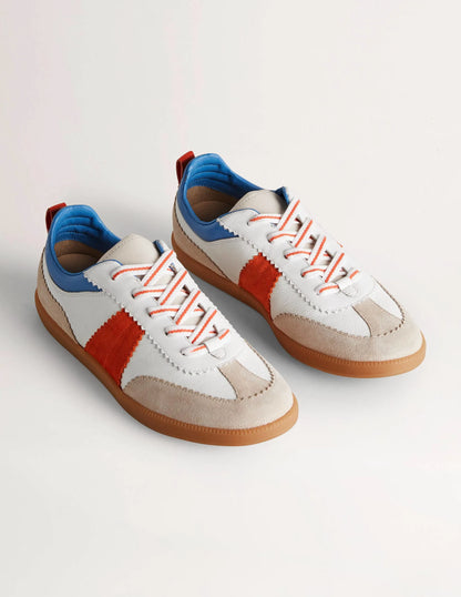 Erin Retro Tennis Trainers-Rocket Red/ Riviera