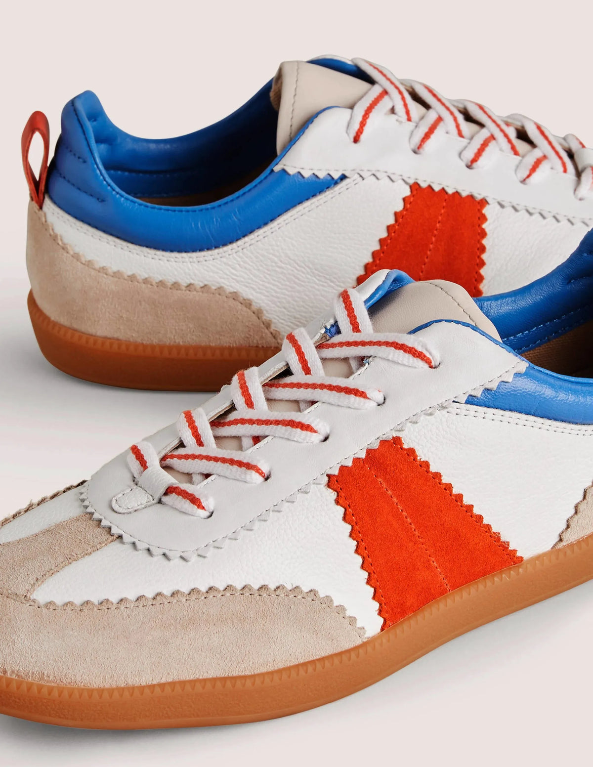 Erin Retro Tennis Trainers-Rocket Red/ Riviera