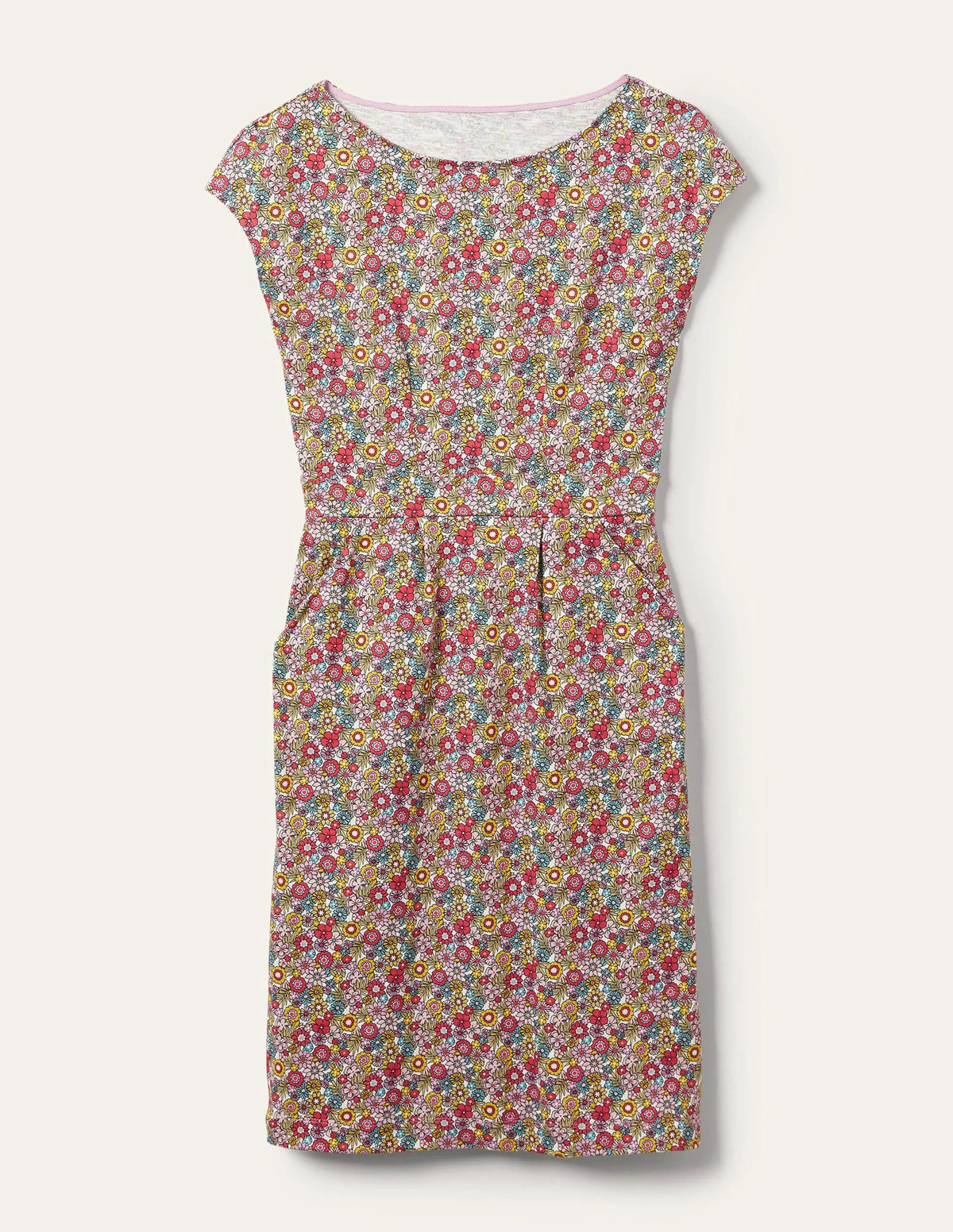 Florrie Jersey Dress-Multi, Bloom Garden