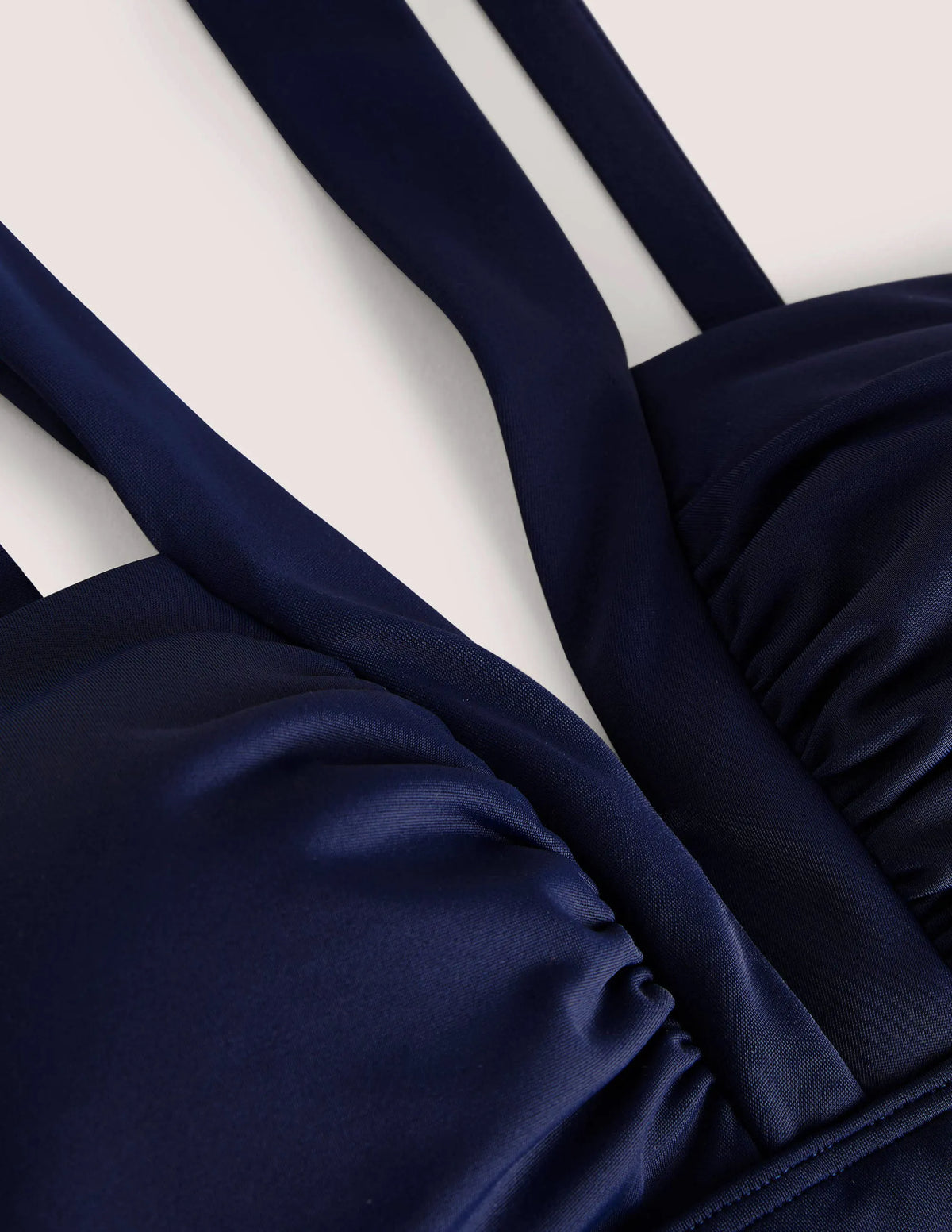 Corsica V-neck Tankini Top-French Navy