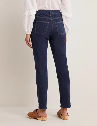 Girlfriend Jeans-Indigo