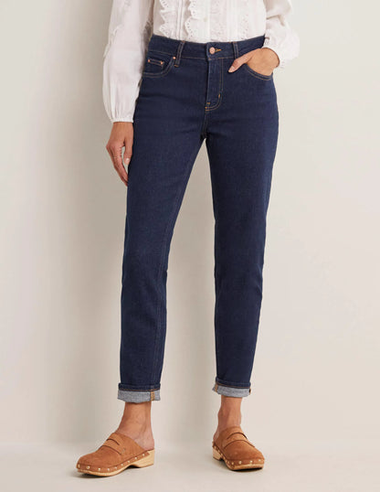 Girlfriend Jeans-Indigo