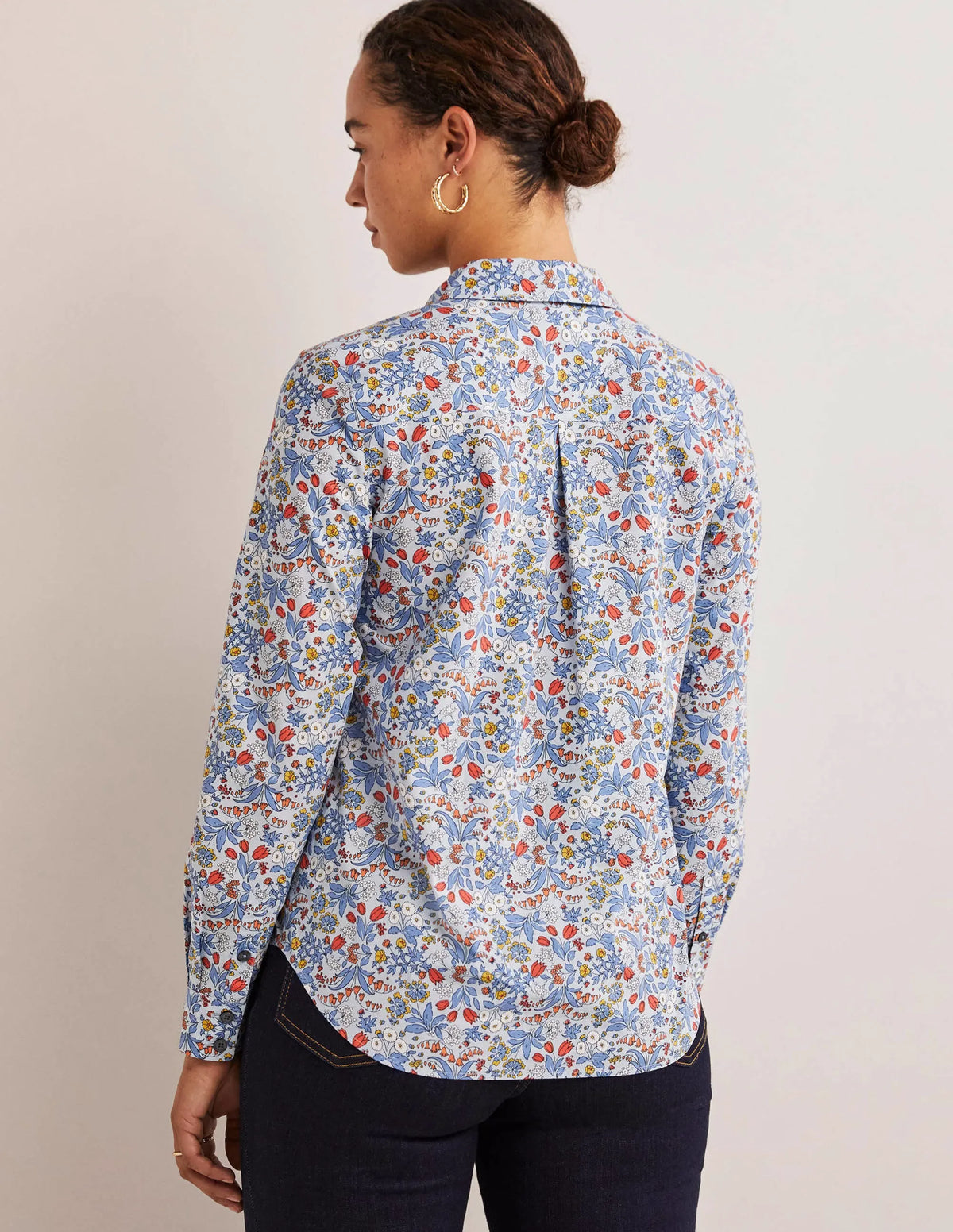 Classic Cotton Shirt-Surf, Wildflower