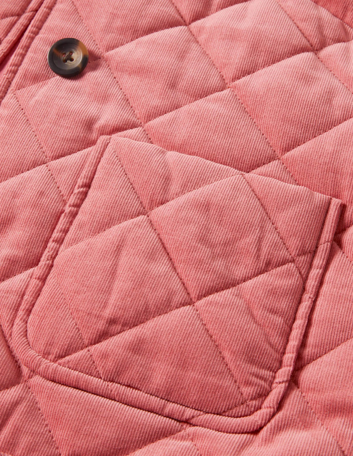 Quilted Vest-Dusty Red