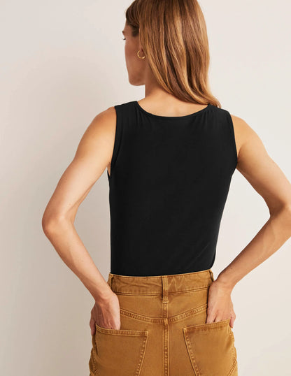 Double Layer Tank-Black