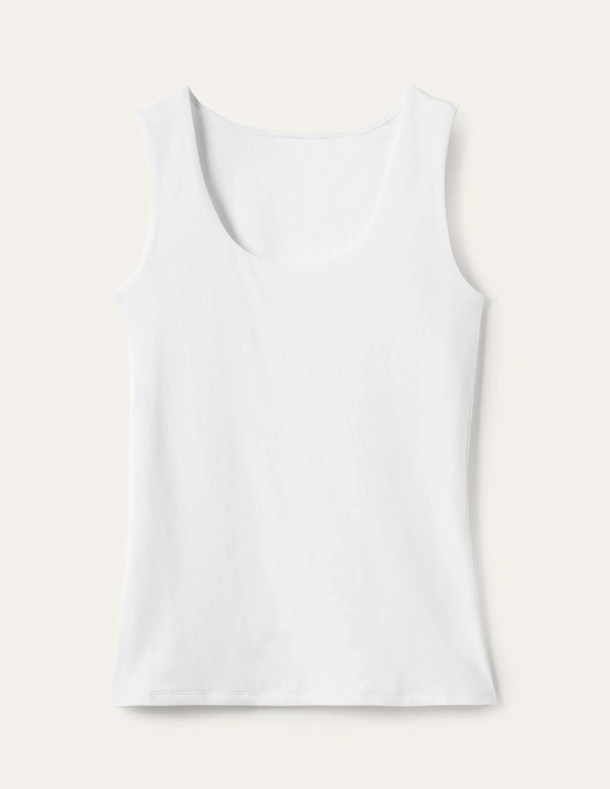 Double Layer Tank-White