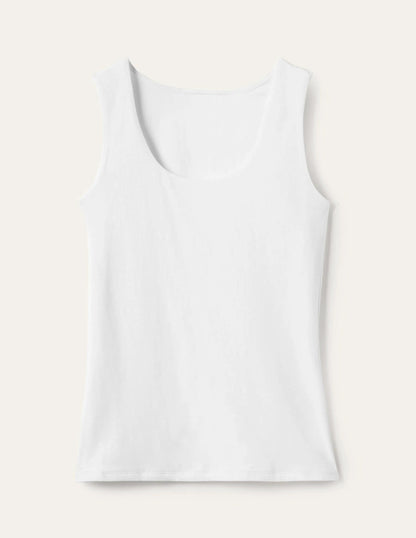 Double Layer Tank-White