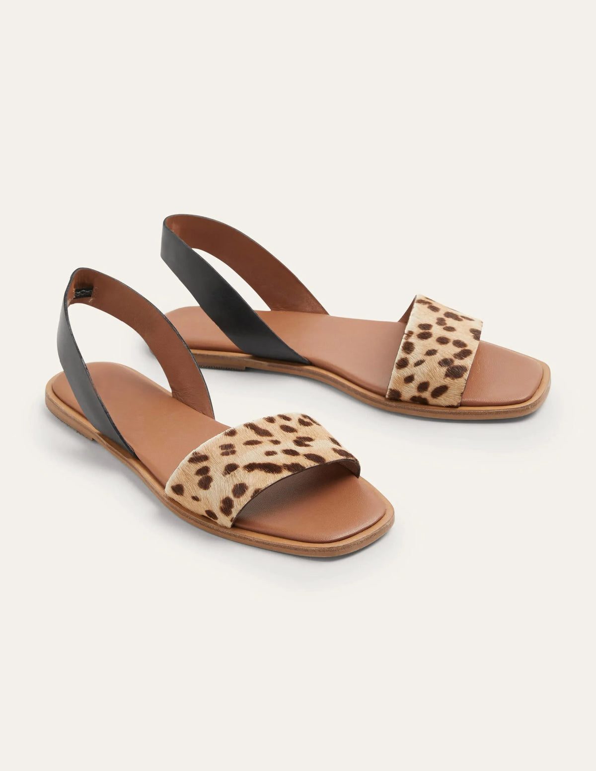Front Strap Sandals-Leopard