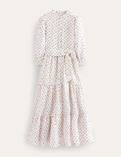 Remix Linen Maxi Dress-Ivory, Sweet Daisy