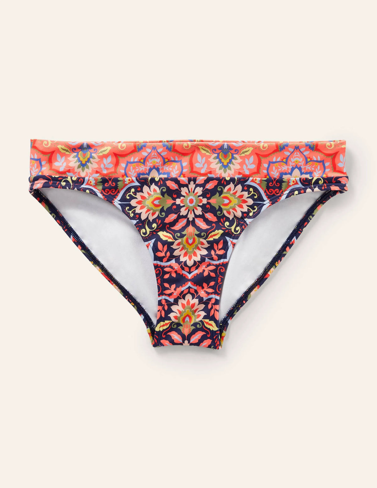 Ithaca Panel Bikini Bottoms-French Navy, Bloomsbury