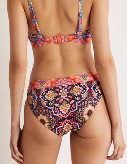 Ithaca Panel Bikini Bottoms-French Navy, Bloomsbury