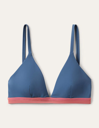 Arezzo V-neck Bikini Top-Globe Colourblock