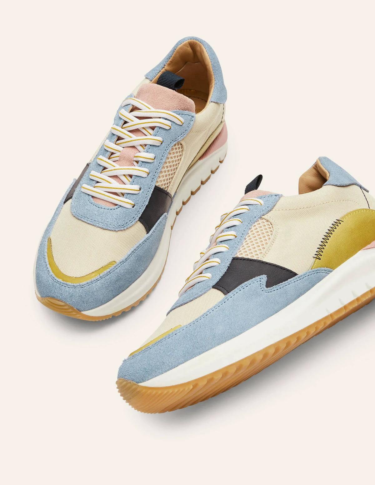 Colourblock Sneakers-Dawn Sky