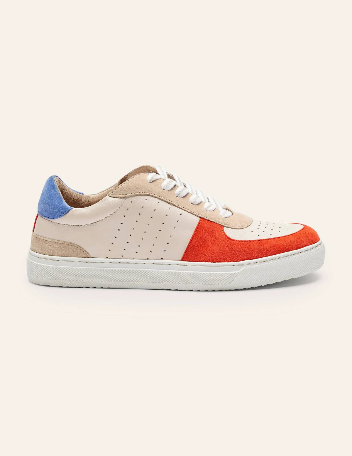 Lace Up Leather Sneakers-Firecracker