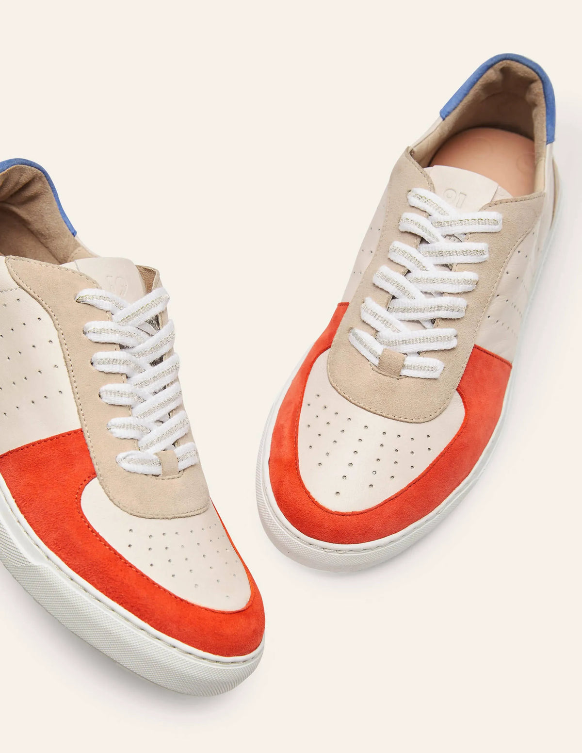 Lace Up Leather Sneakers-Firecracker