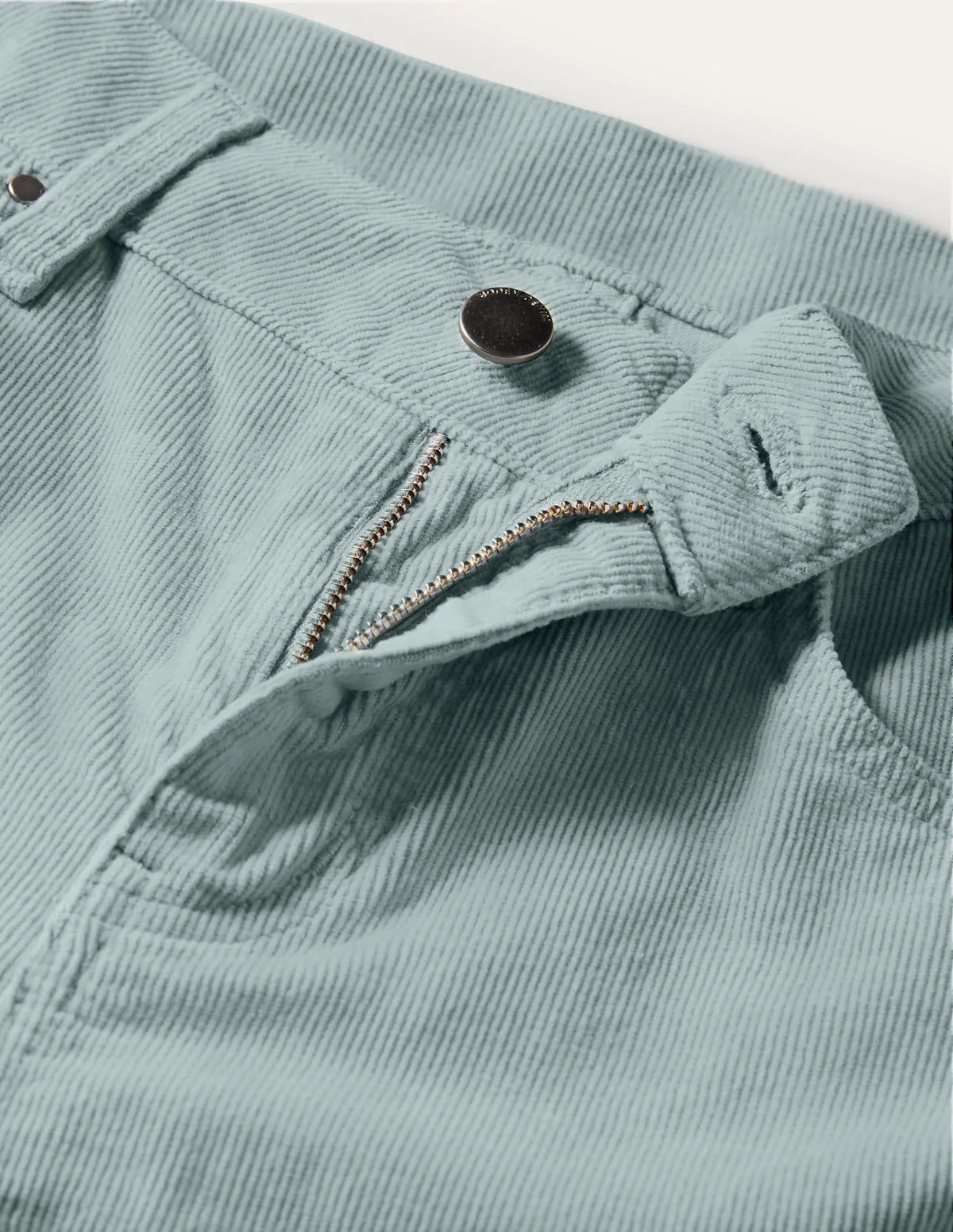 Cord Girlfriend Jeans-Pebble