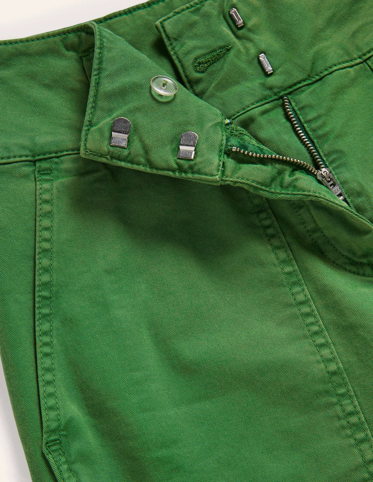 Cuff Strap Tie Pants-Sprout Green